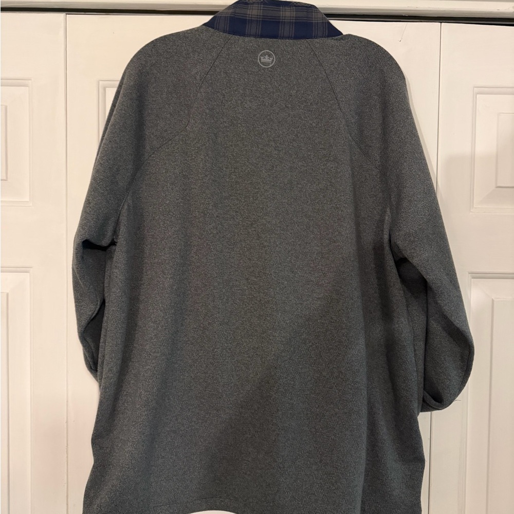 NWT Peter Millar Men's Navy Merge Elite Flannel Hybrid Jacket XXL - Picture 7 of 8